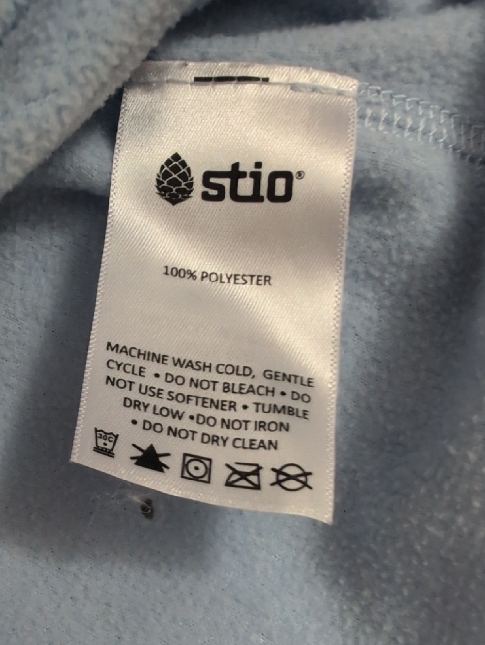 Women's Turpin Fleece Half Zip Light Blue size Medium - Picture 5 of 6